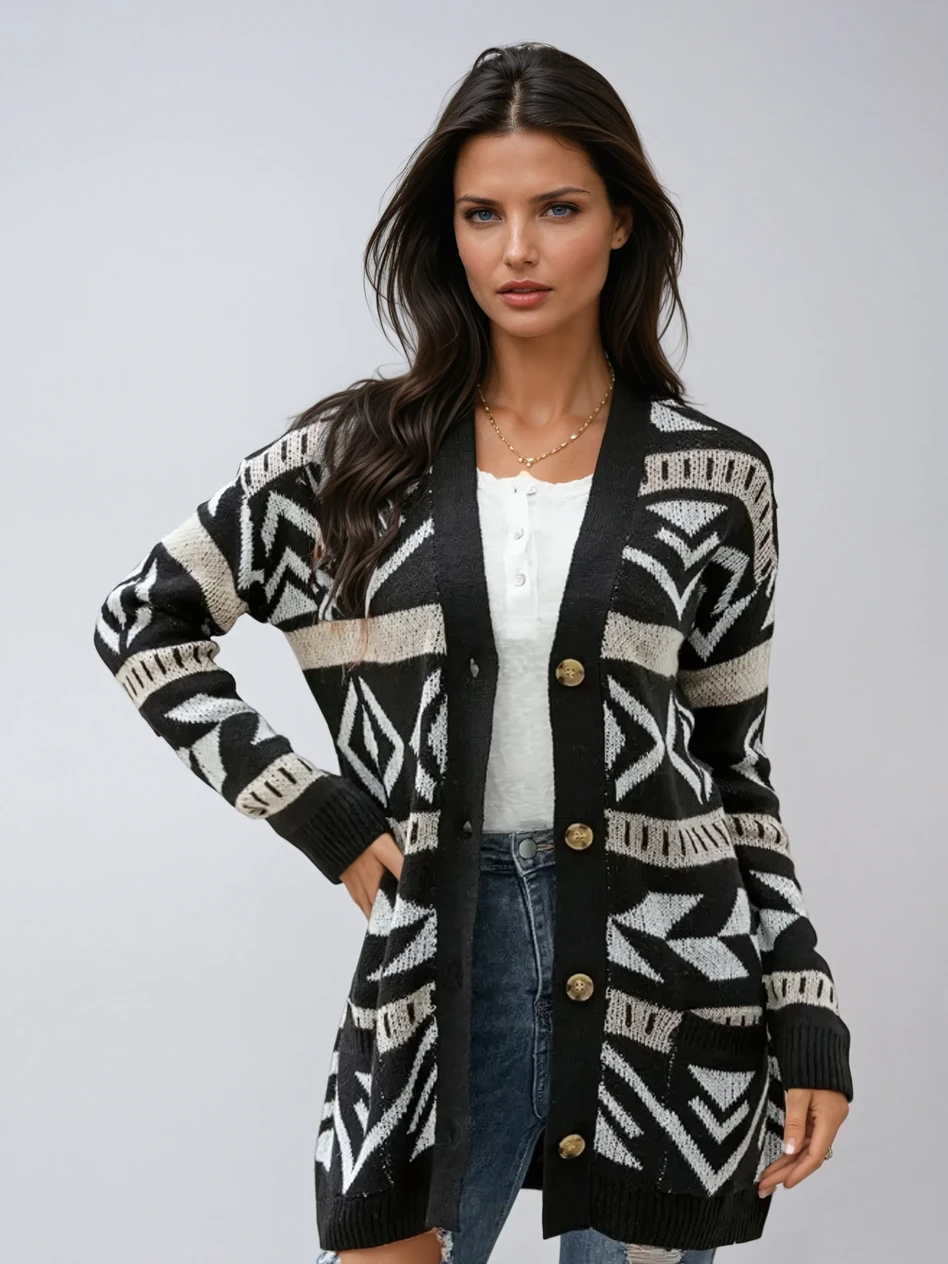 Bella Stylish Check Cardigan for Women Trendy Layering Piece for Every Season