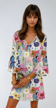 Ivy | Colourful Floral Summer Dress – Bloom in Style This Season